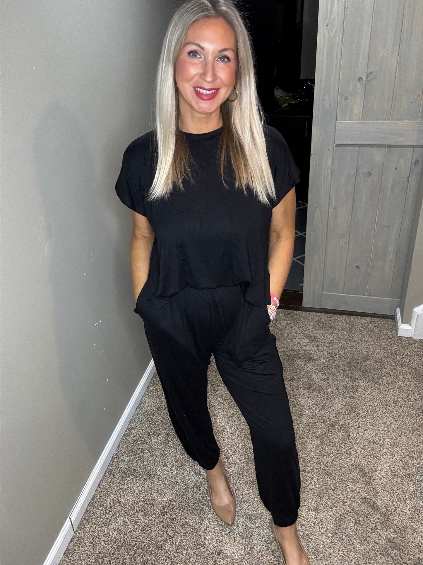 Short Sleeve Jumpsuit