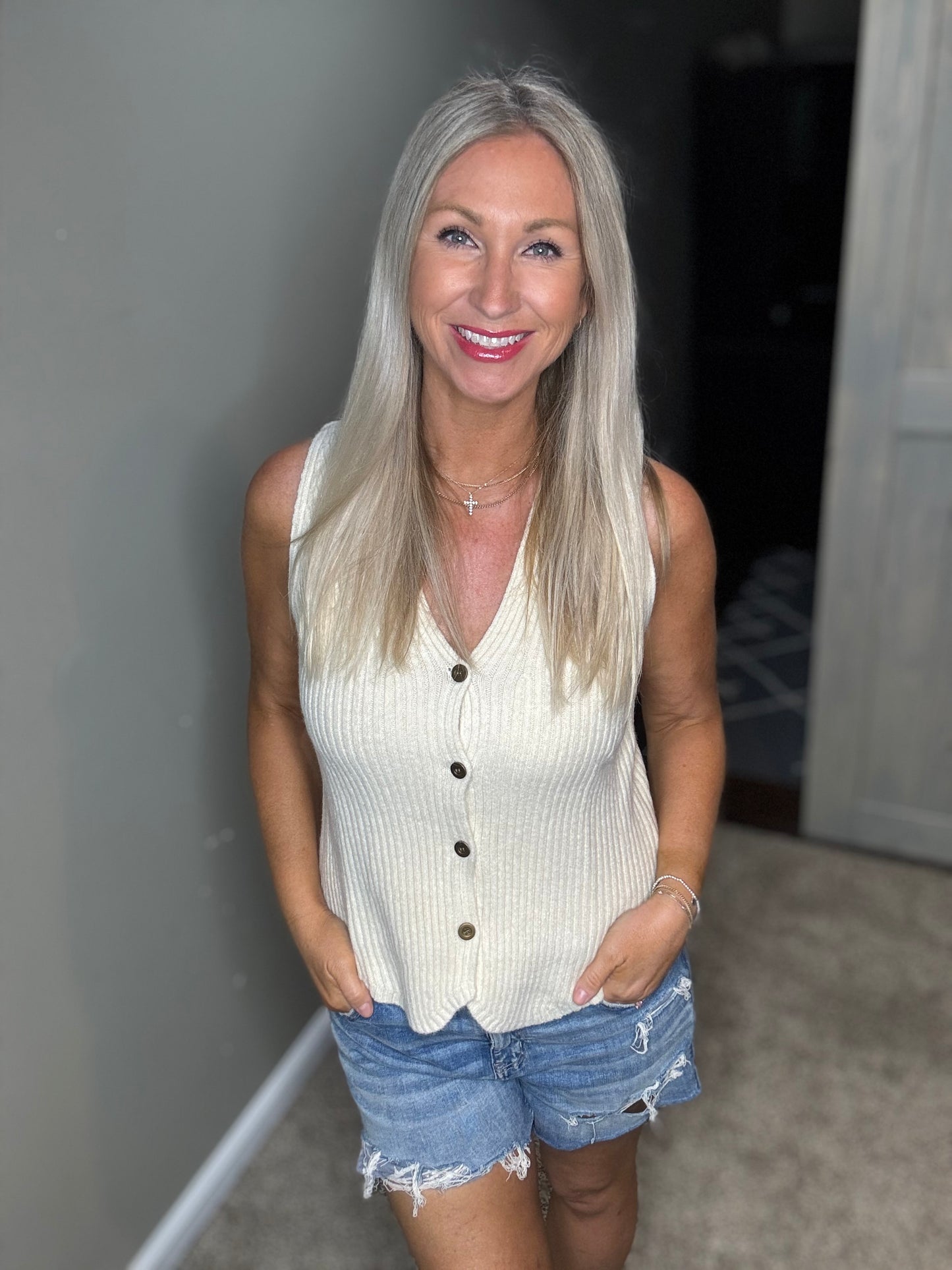 Ecru Vest