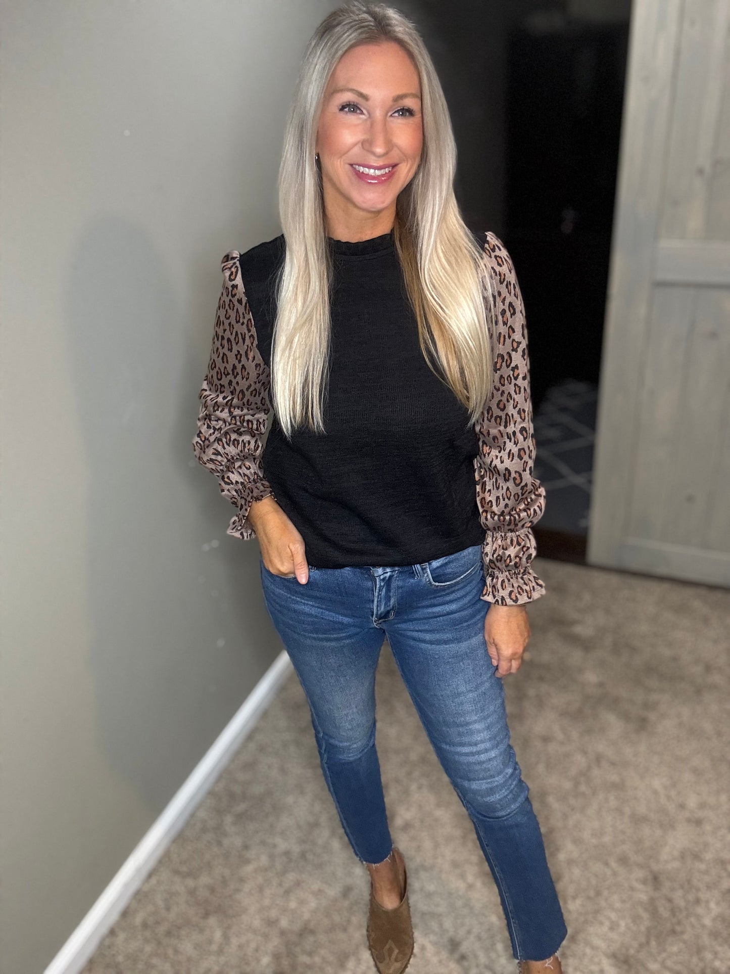 Leopard Print Top