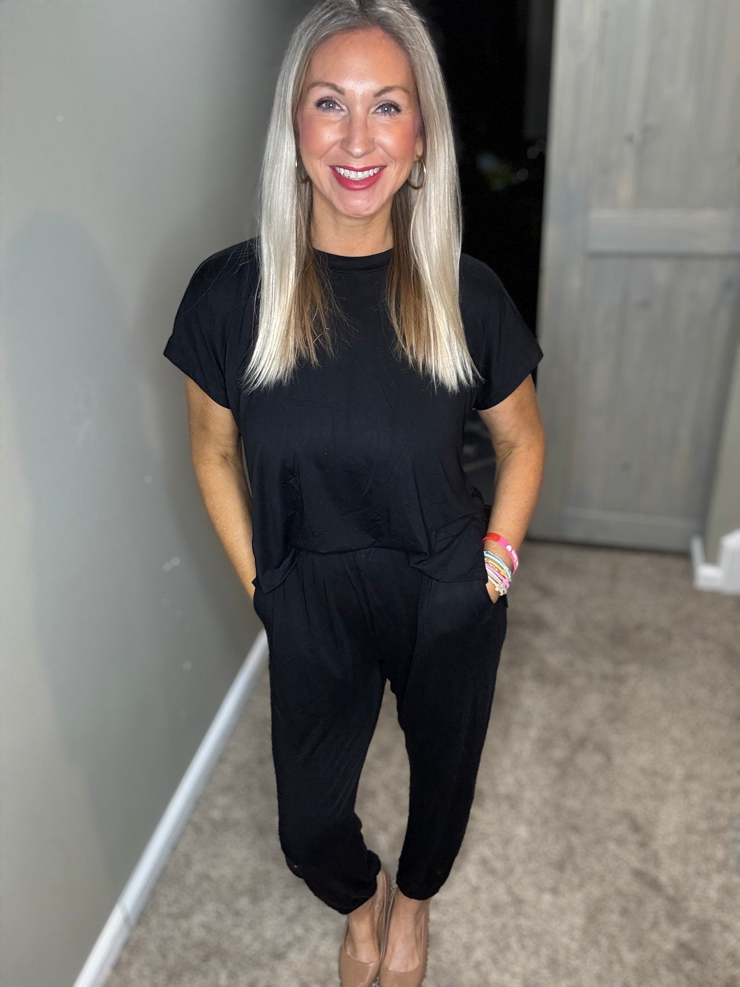 Short Sleeve Jumpsuit