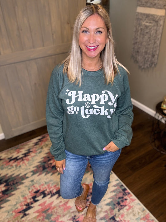 Happy Go Lucky Sweatshirt