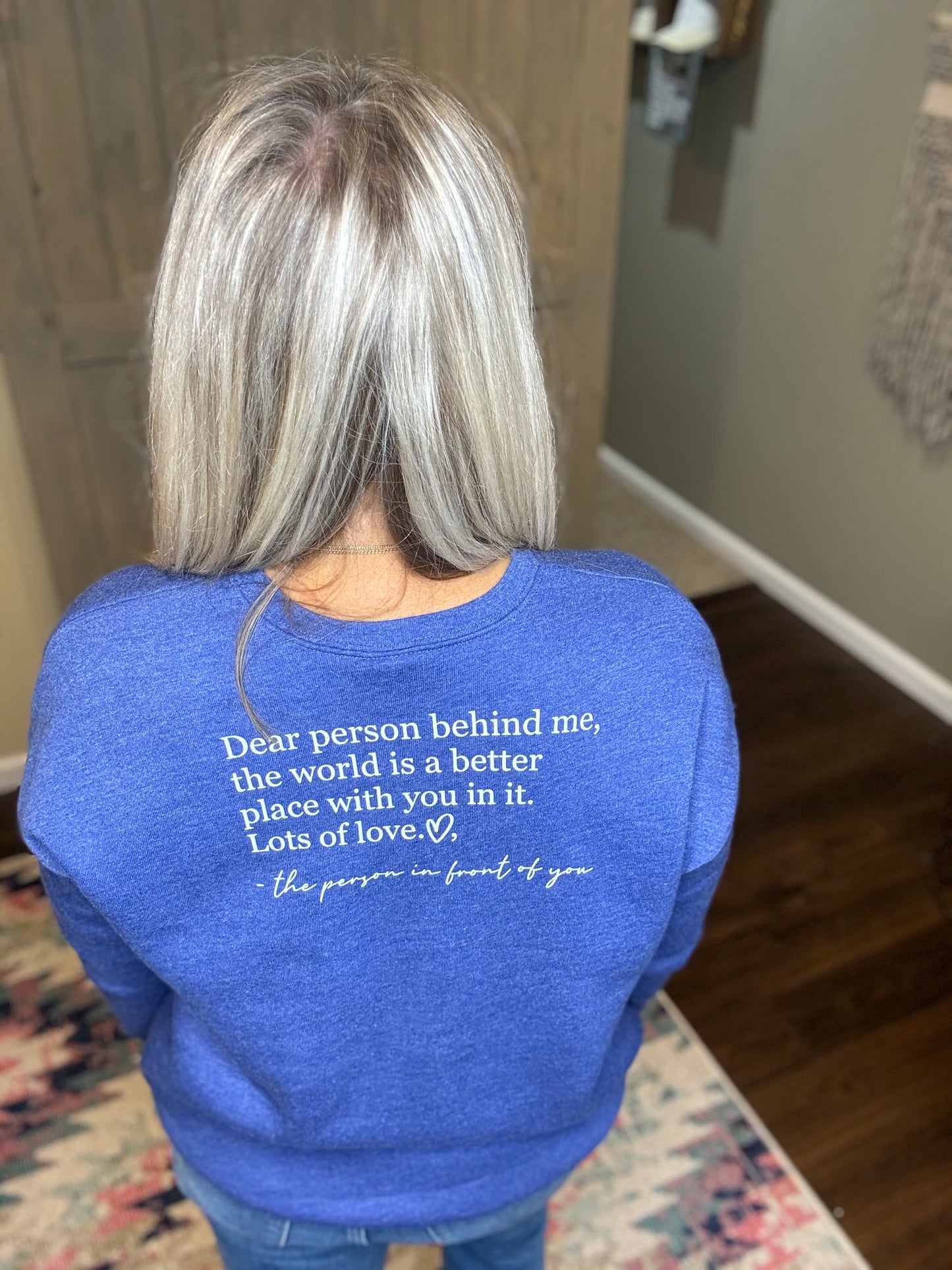 Be Kind Sweatshirt - Blue