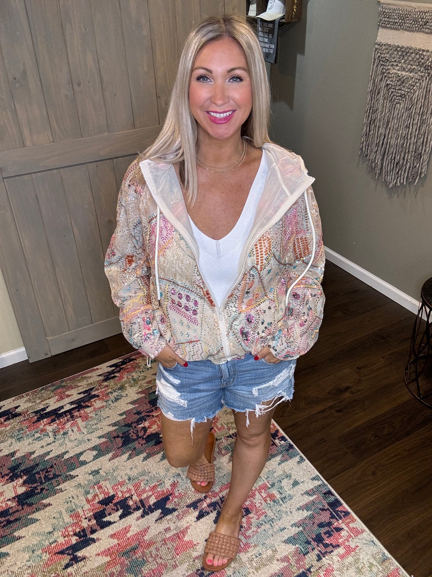 Sequin Spring Jacket
