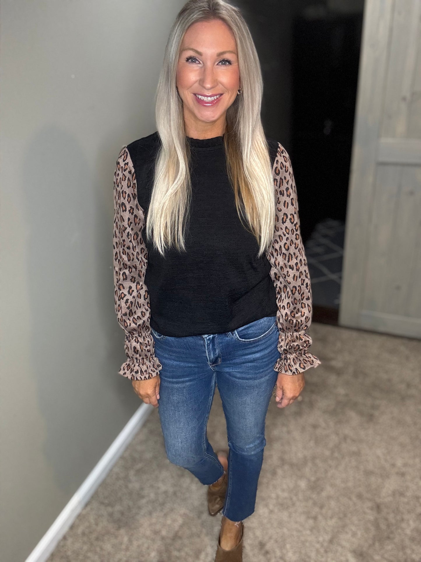 Leopard Print Top
