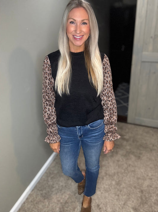 Leopard Print Top