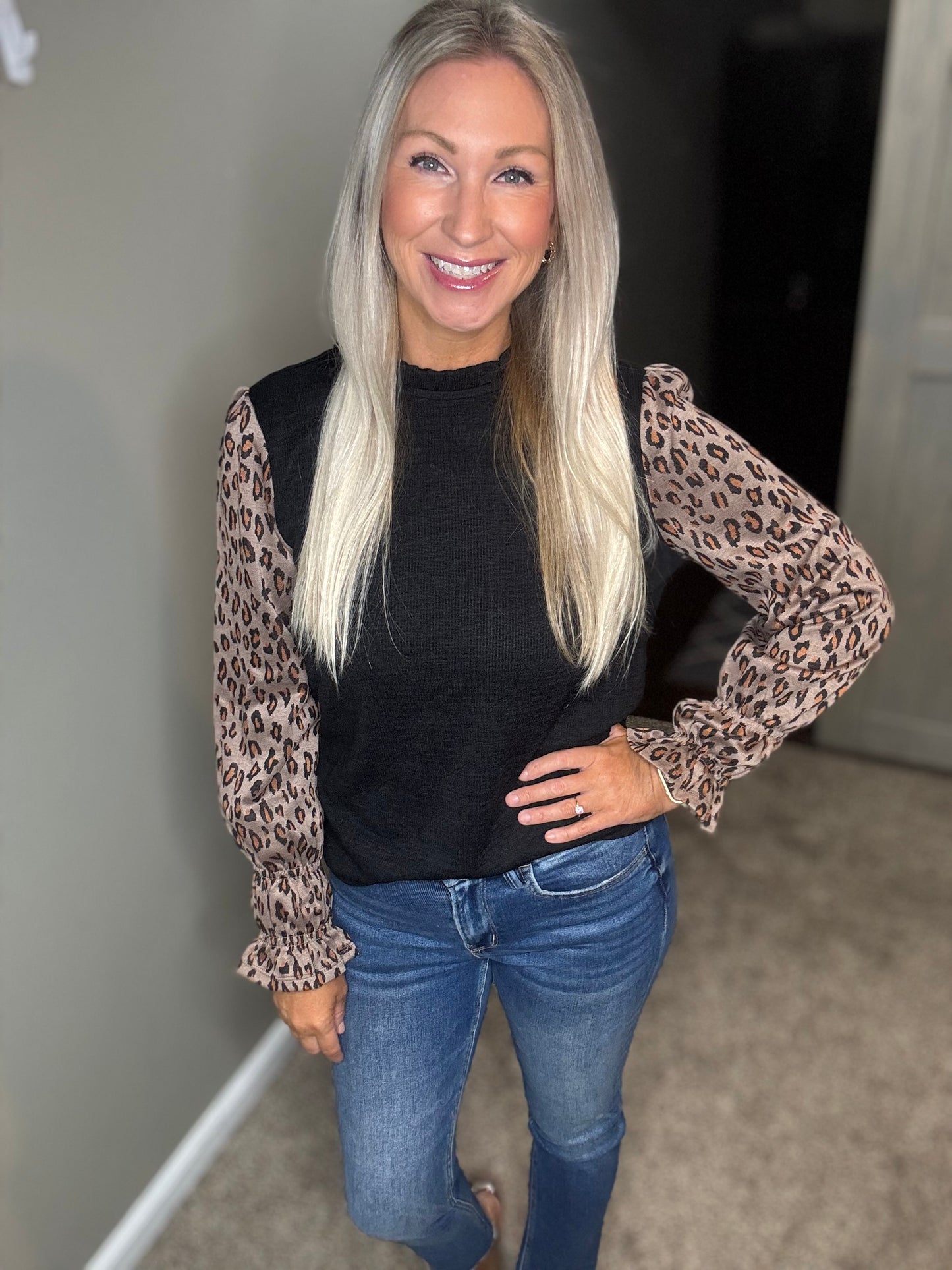 Leopard Print Top