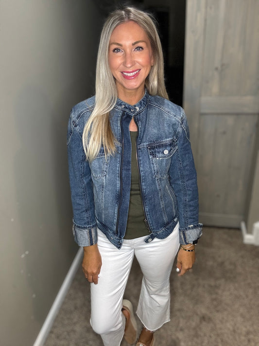 Denim Moto Jacket