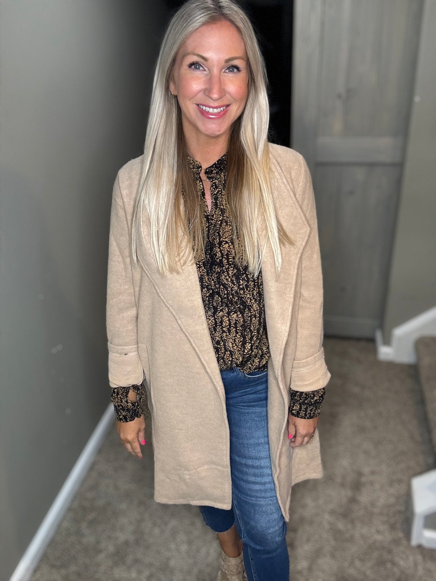 Autumn Knit Coat