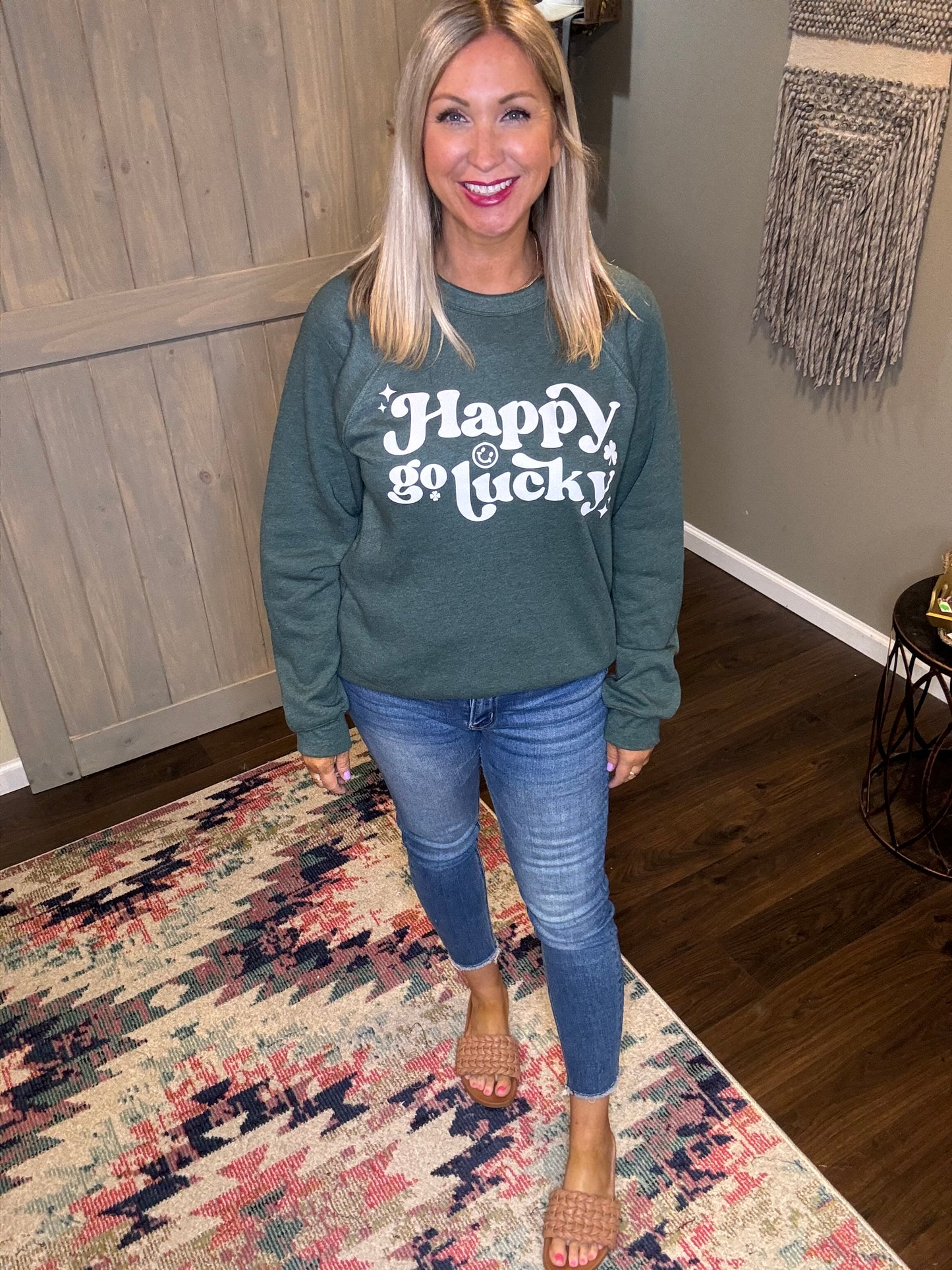 Happy Go Lucky Sweatshirt