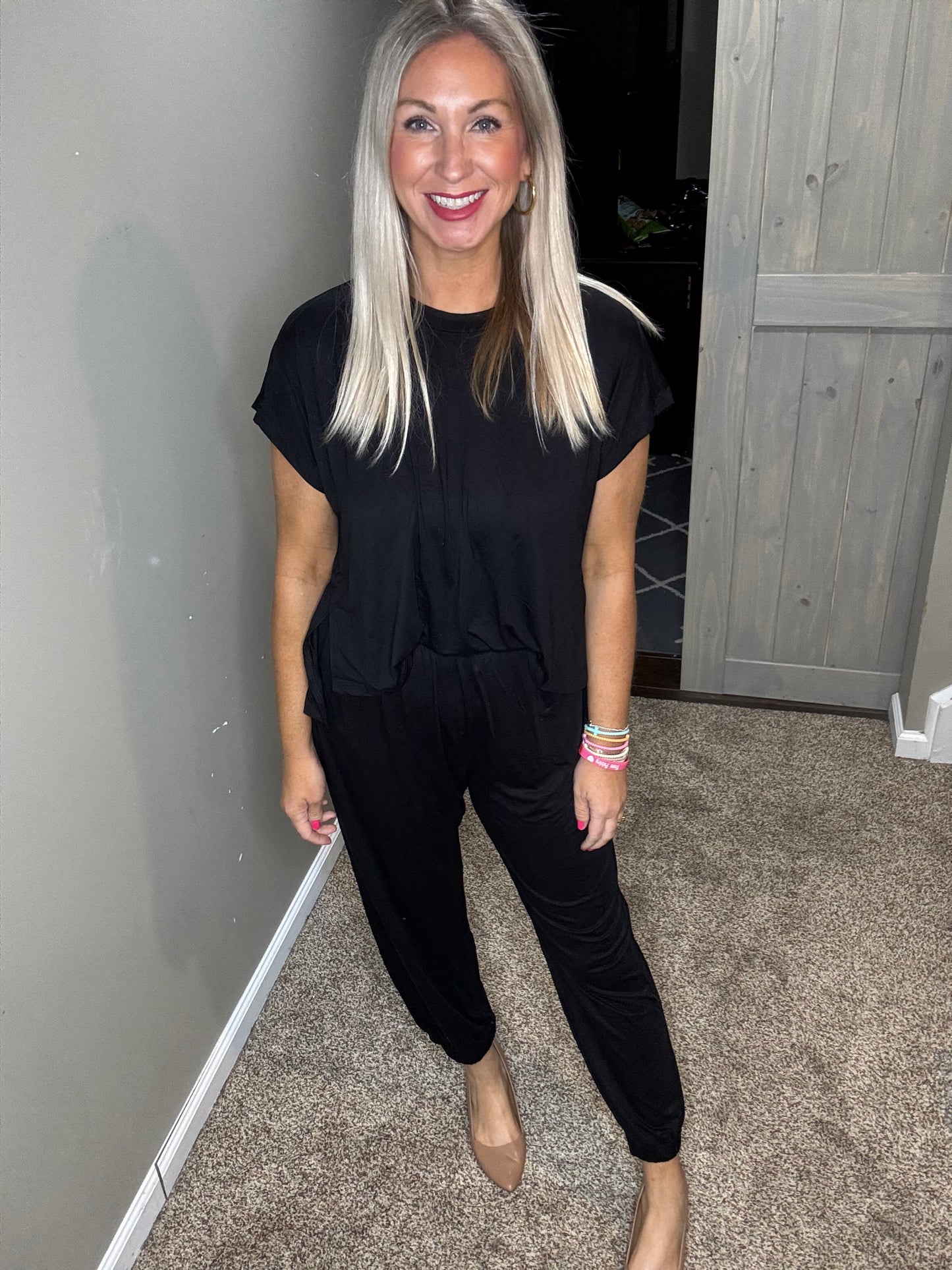 Short Sleeve Jumpsuit