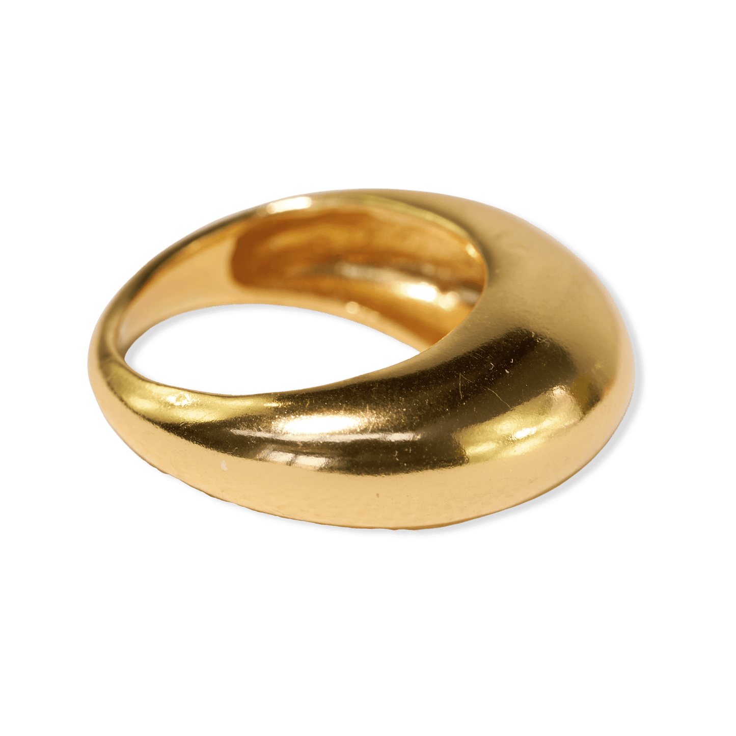 Faye Dome Brass Ring