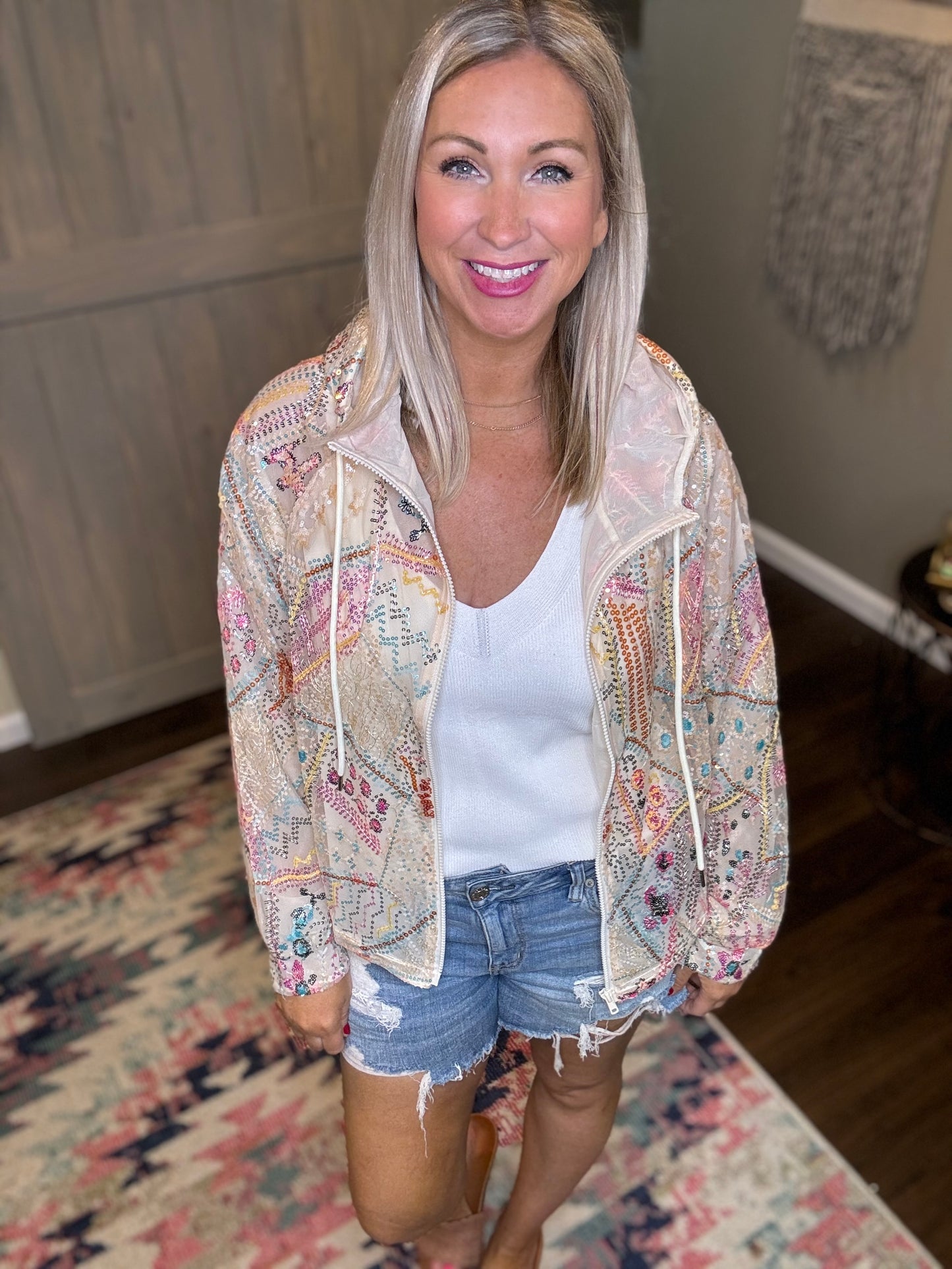 Sequin Spring Jacket