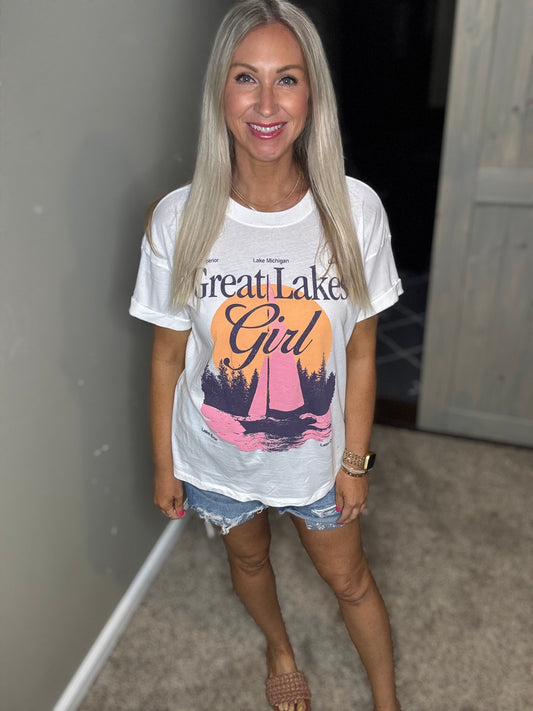 Great Lakes Girl Boyfriend Tee