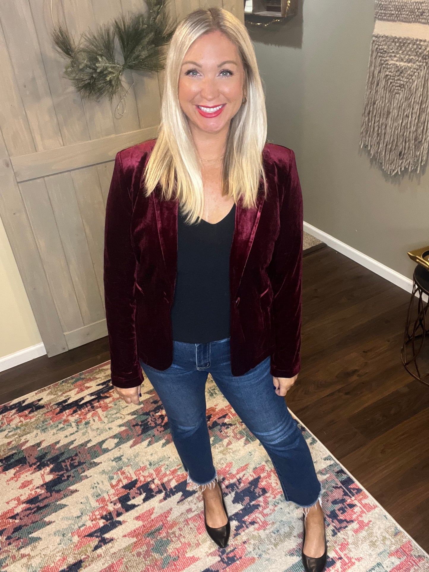 Velvet Blazer