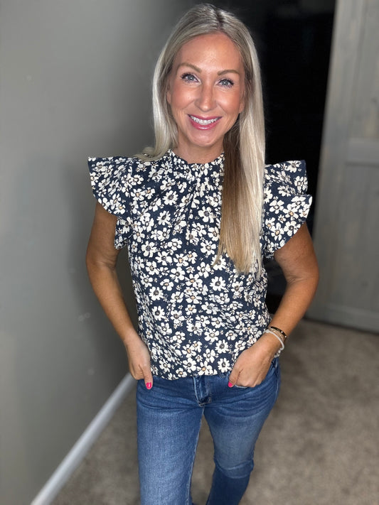 Daisy Ruffle Top