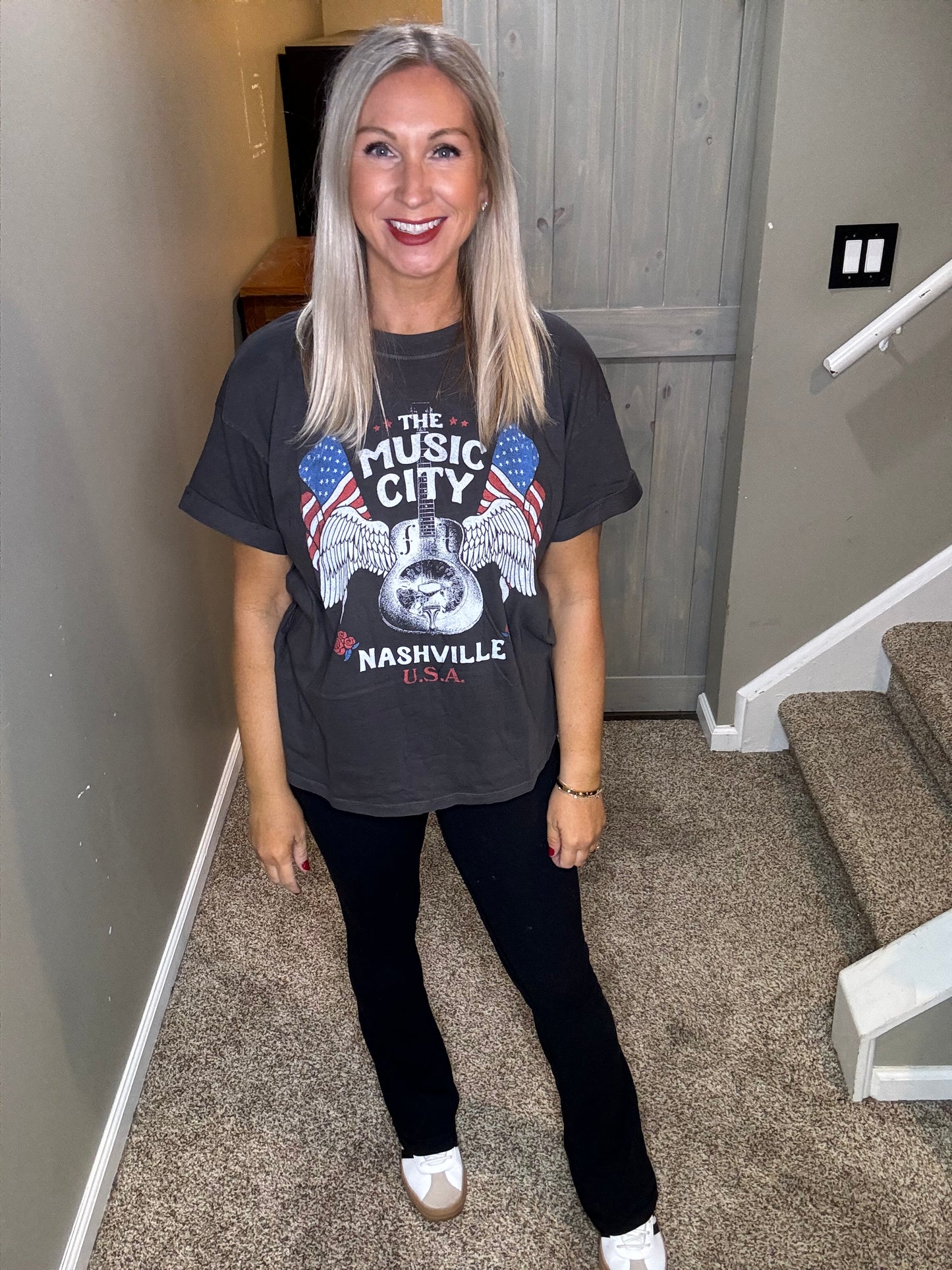 Music City Nashville Boyfriend Tee