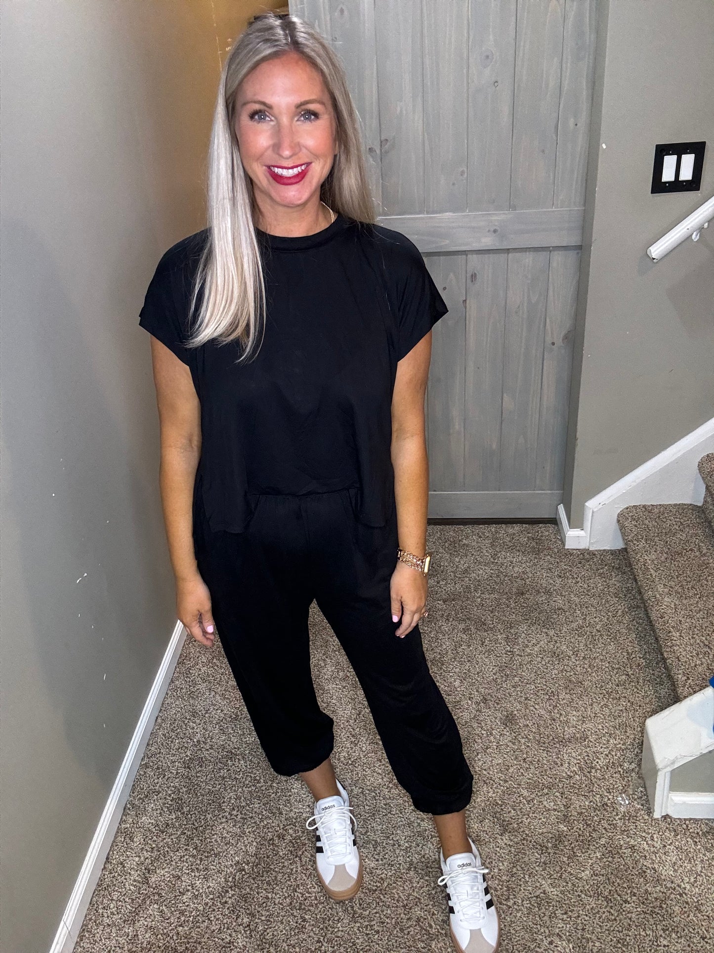 Short Sleeve Jumpsuit
