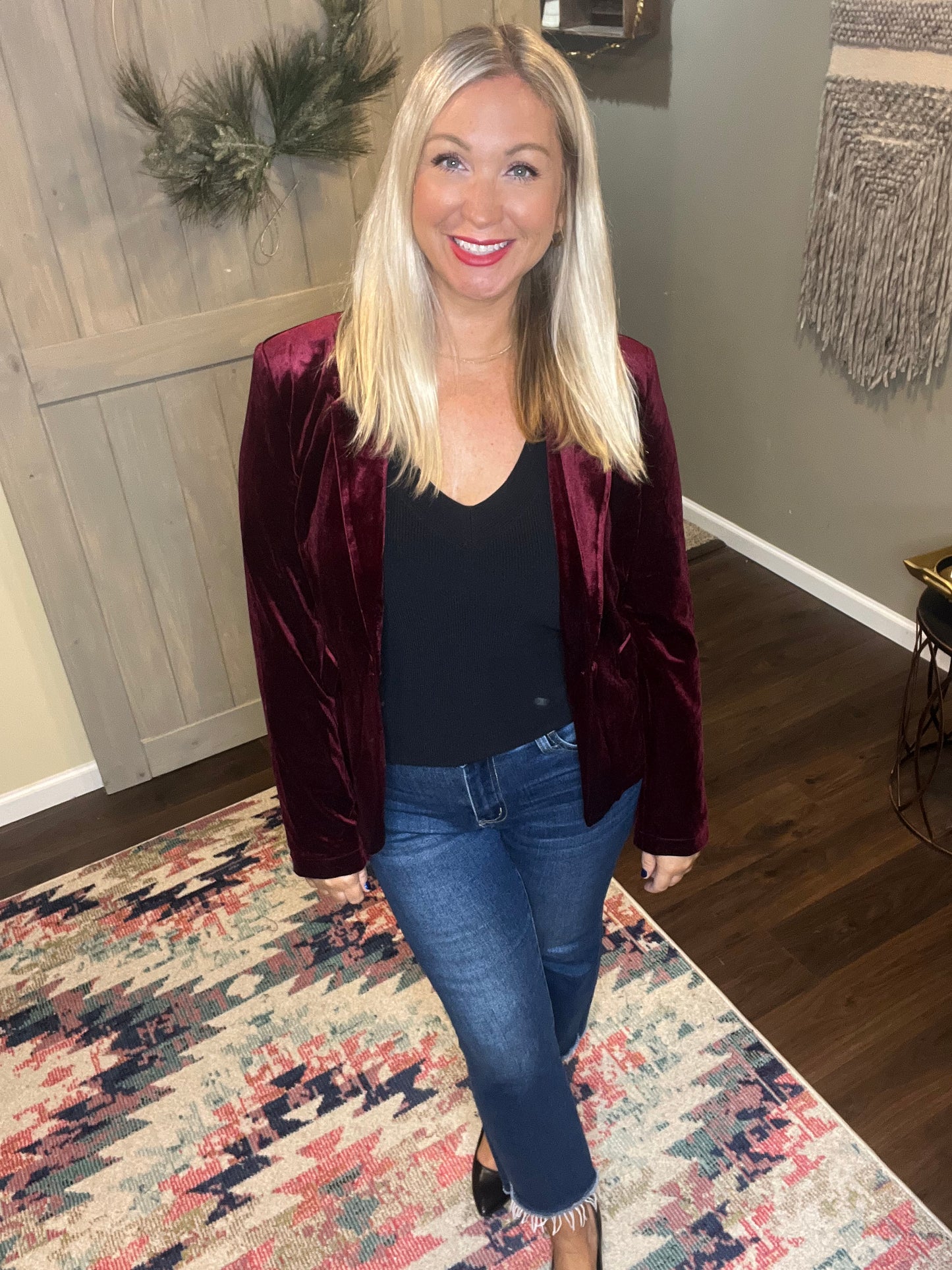 Velvet Blazer