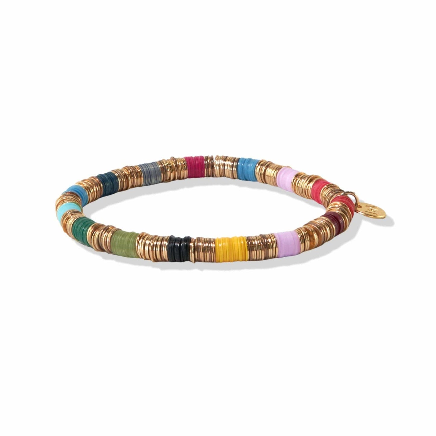 Grace Gold Rainbow Colorblock Bracelet