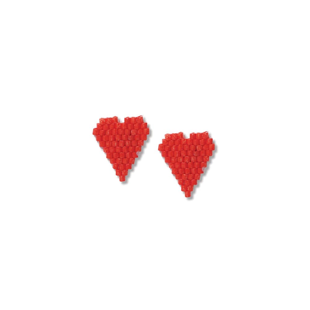 Luxe Heart Studs