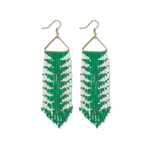 Emilie Arrow Fringe Earrings