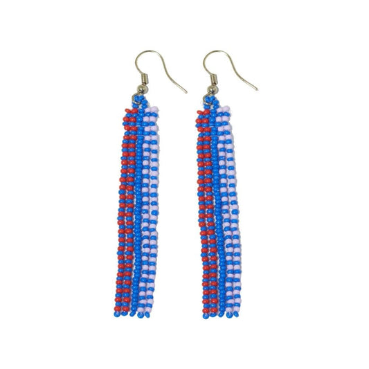 Melissa Beaded Fringe Earrings