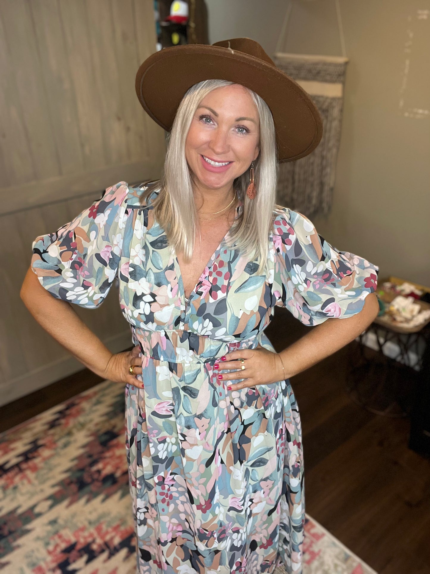 Floral Midi Dress