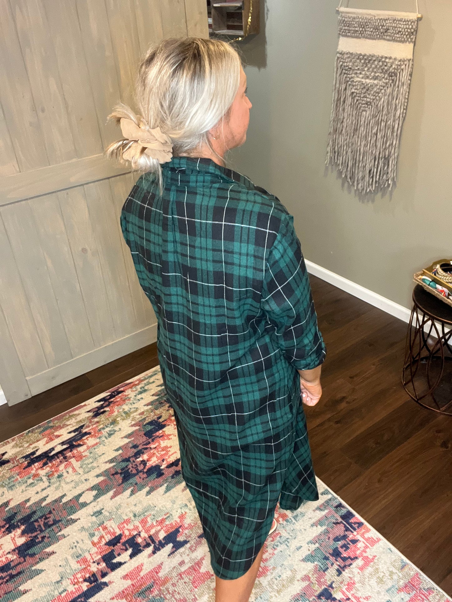 Plaid Flannel Duster