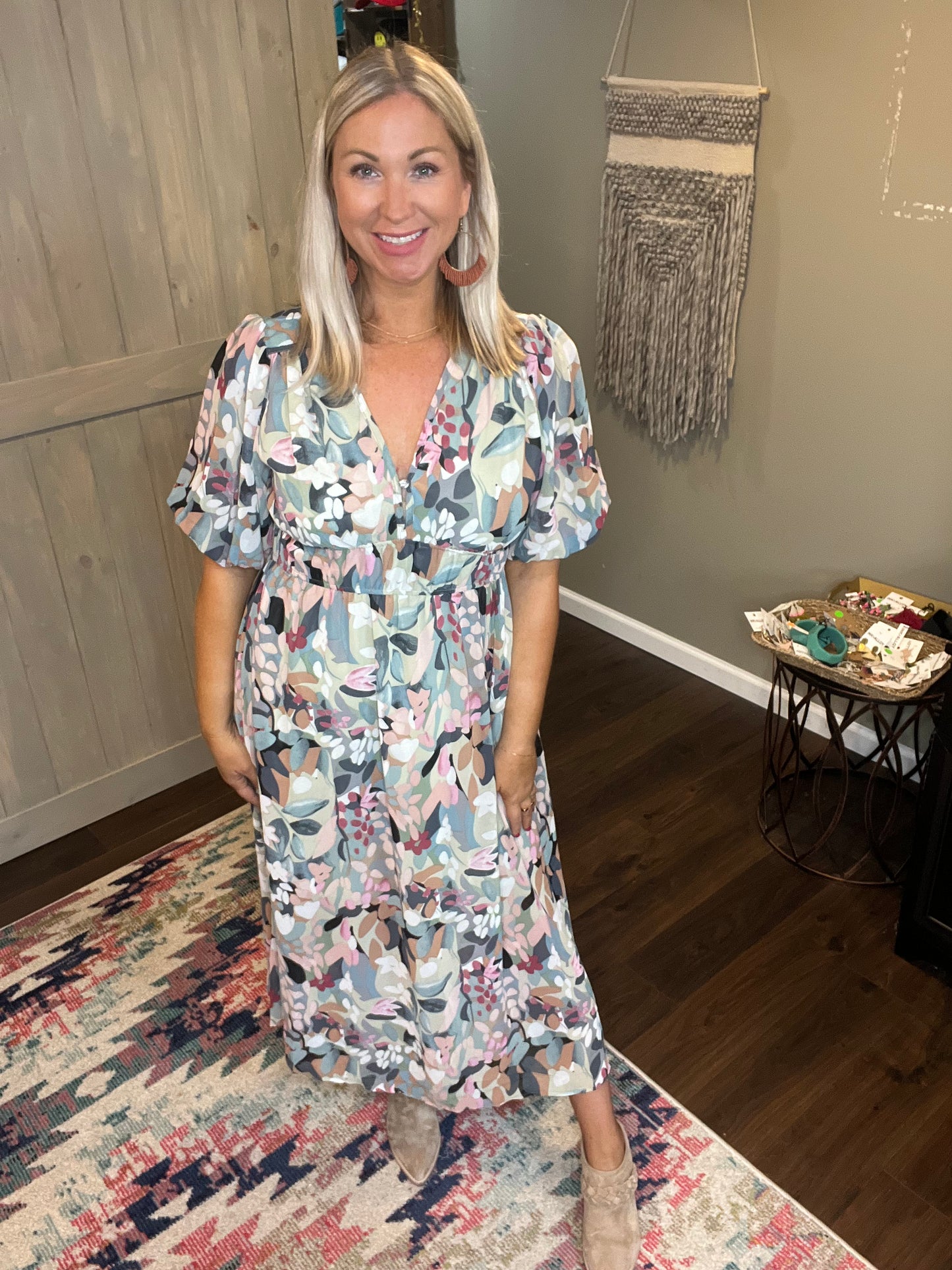 Floral Midi Dress