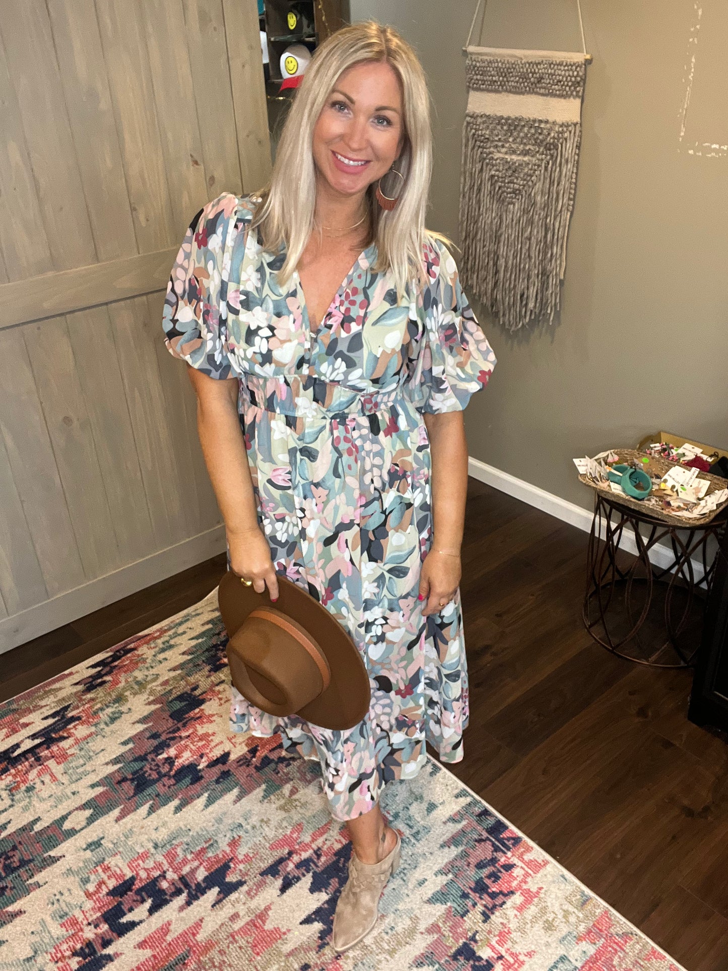 Floral Midi Dress