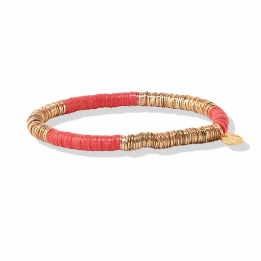 Coral Gold Sequin Bracelet