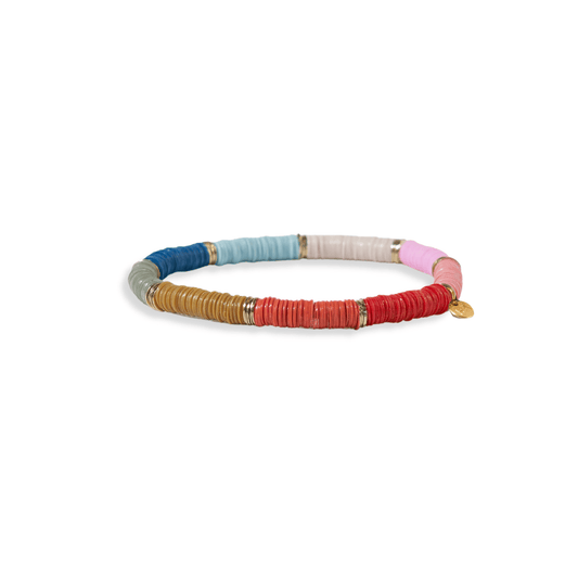 Grace Colorblock Stretch Multicolor Bracelet