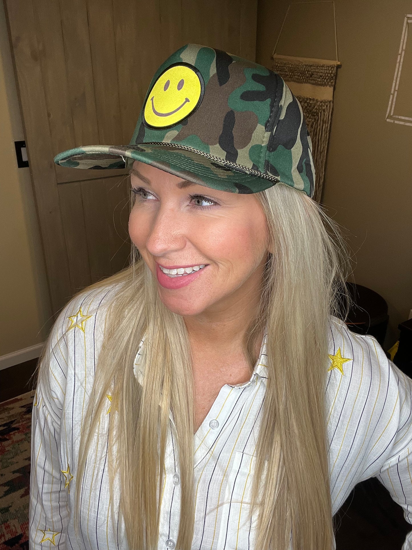 Smiley Face Trucker Hat