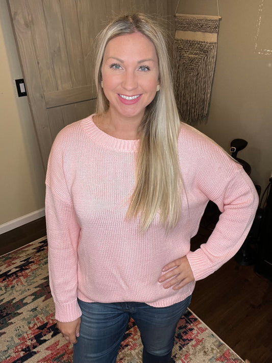 Peachy Keen Sweater