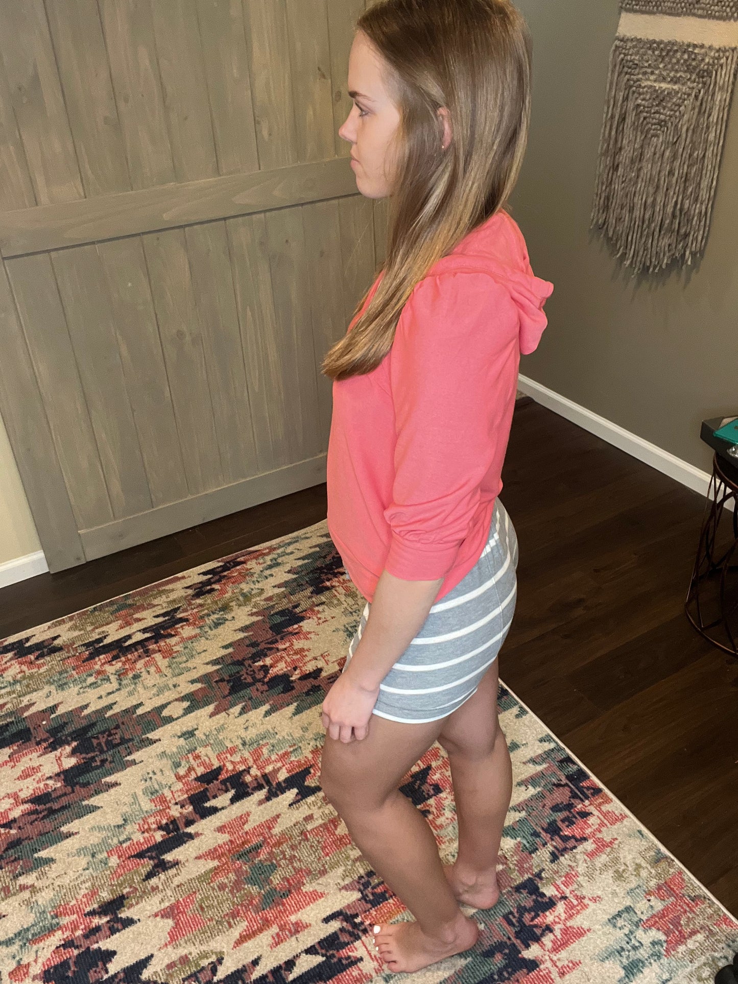 Chaser Pink Lemonade Puff Sleeve Beach Hoodie
