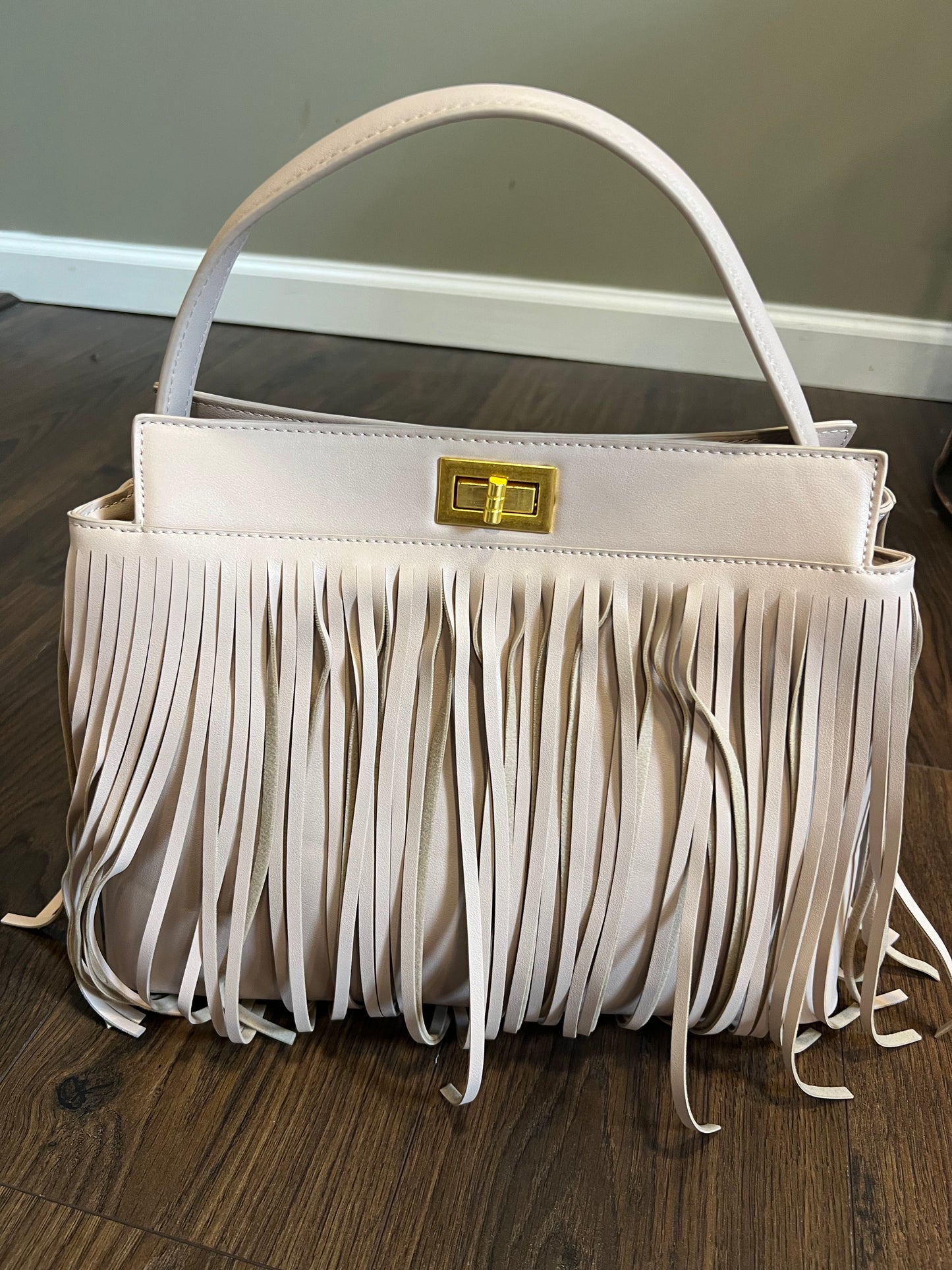 Violet Vegan Leather Bag