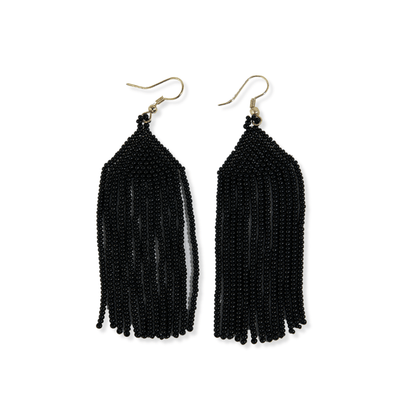 Michele Solid Fringe Earrings