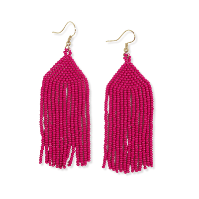 Michele Solid Fringe Earrings