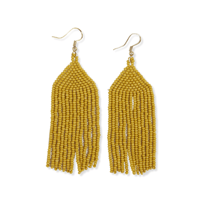 Michele Solid Fringe Earrings