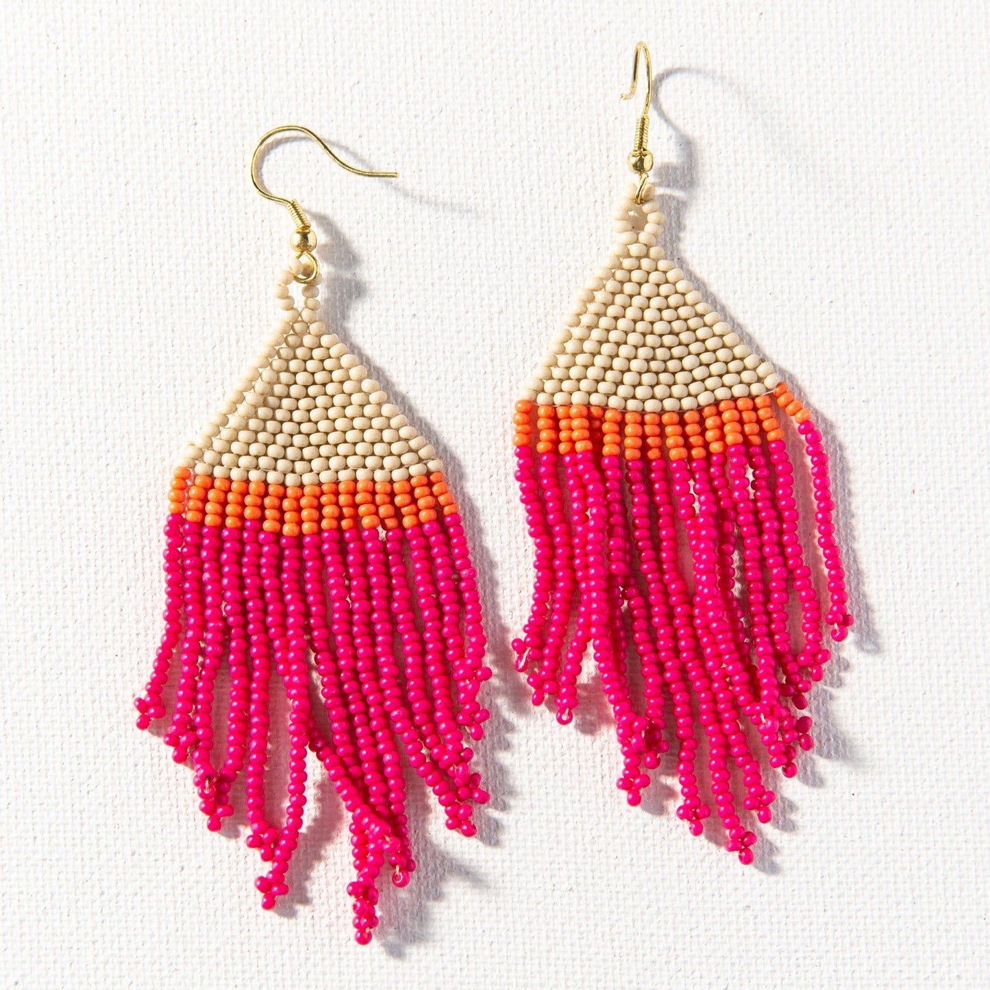 Hot Pink Coral Fringe