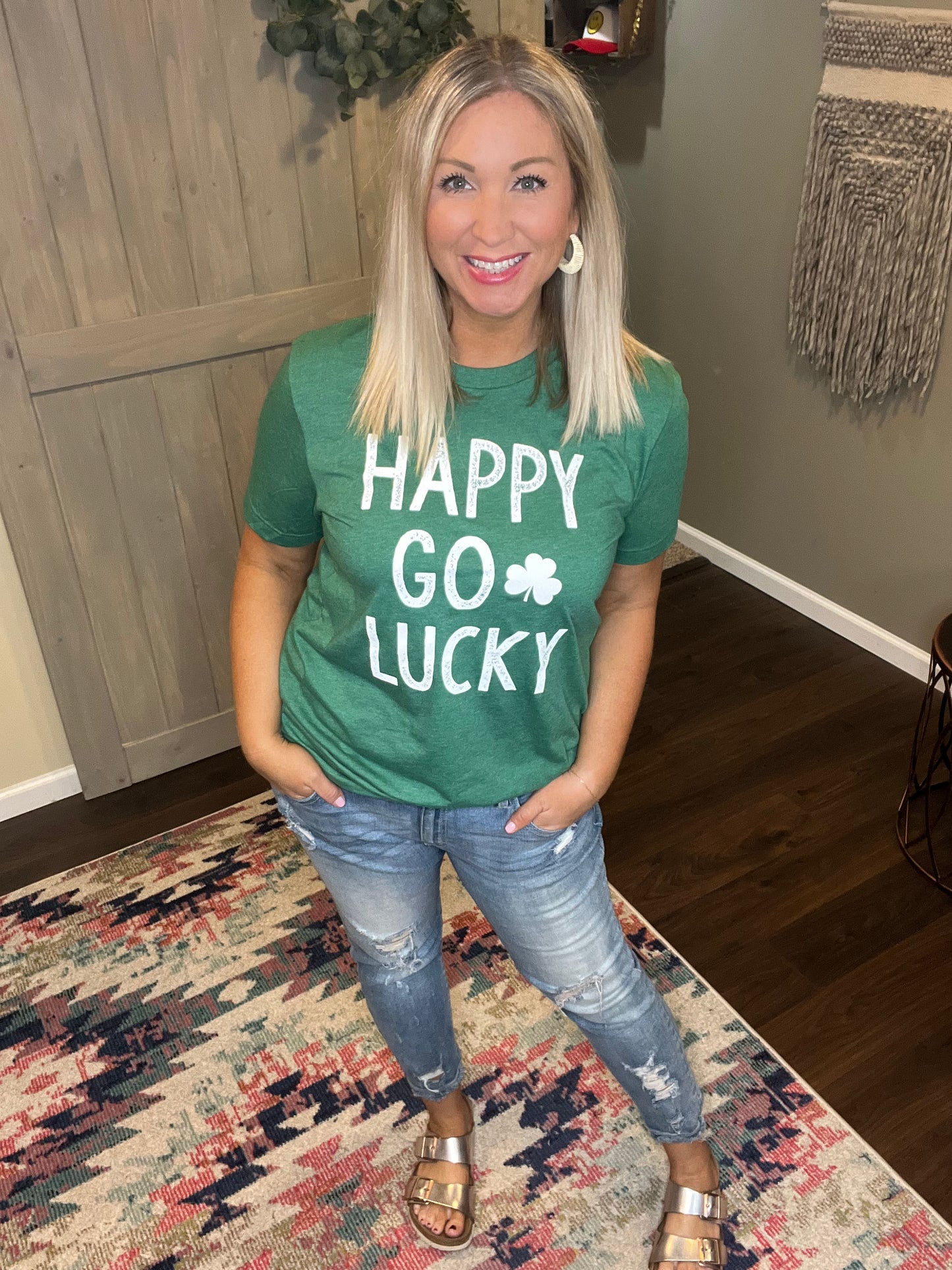 Happy Go Lucky Tee