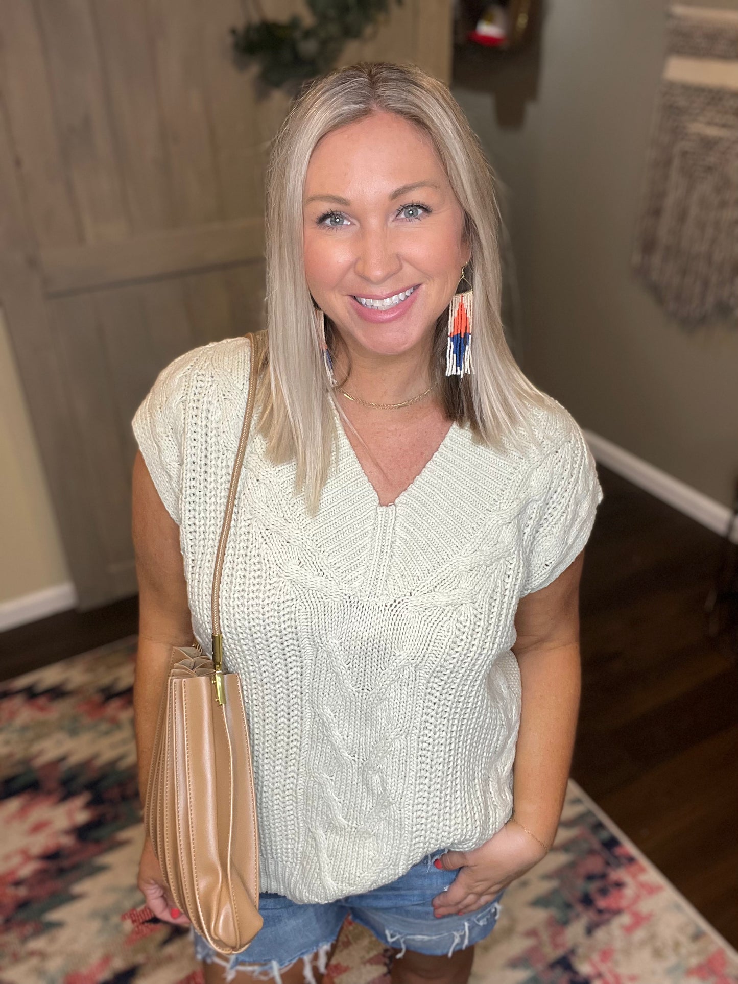 Abbie V-Neck Sweater