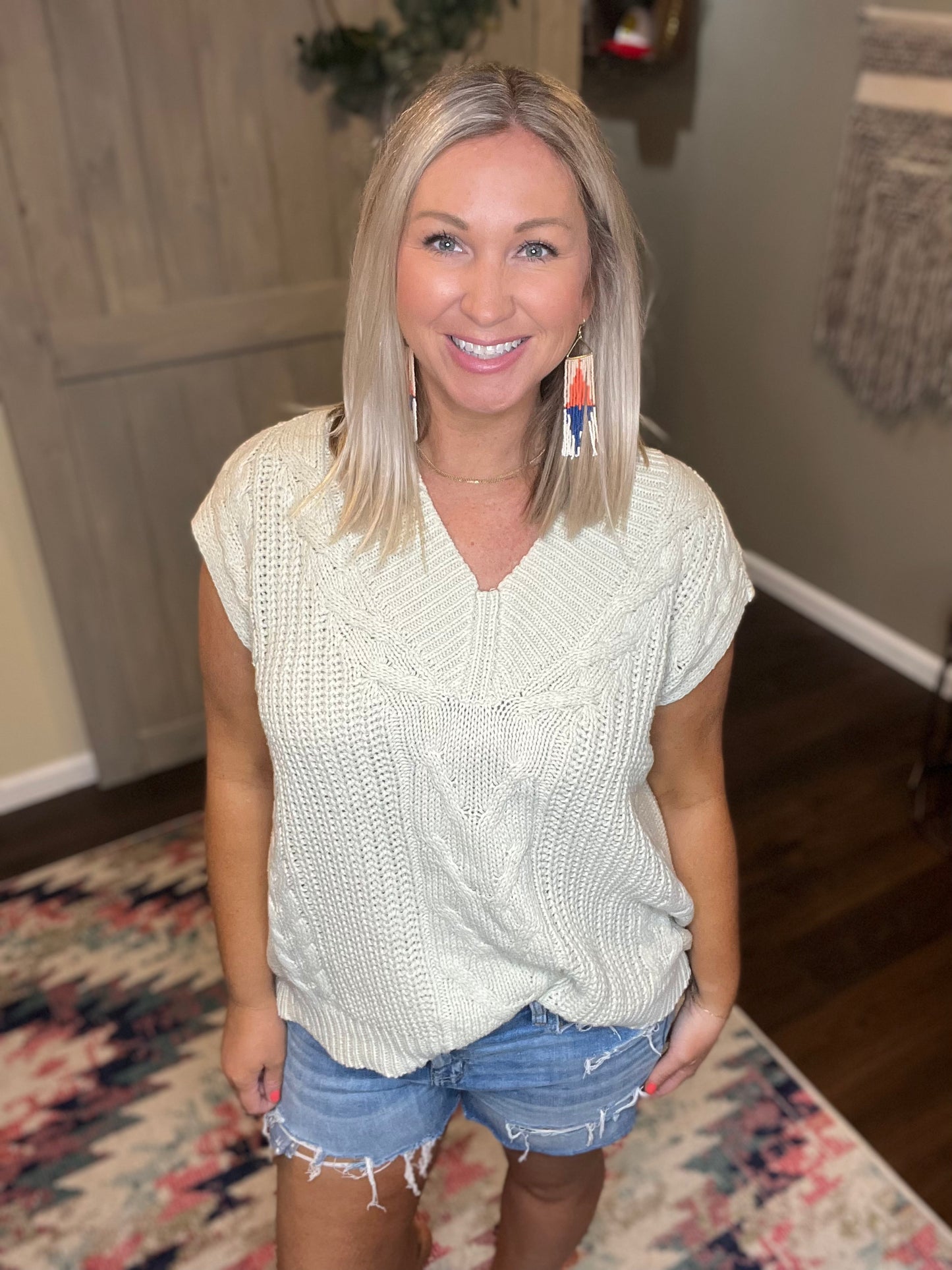 Abbie V-Neck Sweater